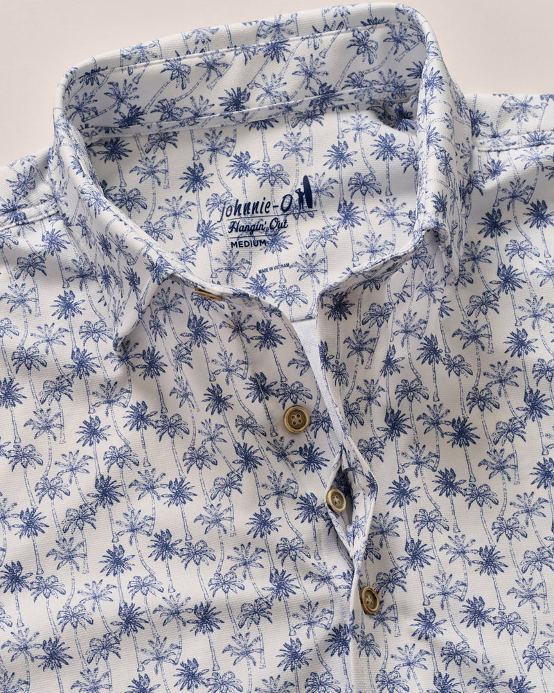 Johnnie O Mendocino Short Sleeve Shirt White