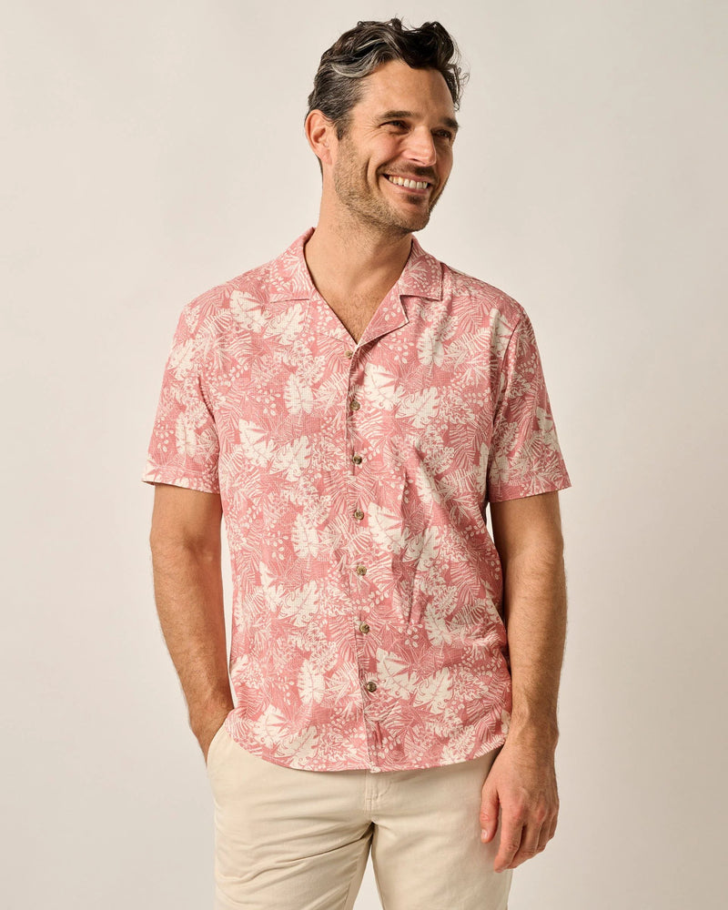 Johnnie O Sumter Short Sleeve Hangin Out Shirt Coral