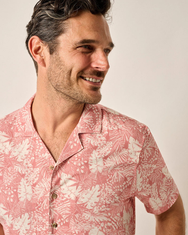 Johnnie O Sumter Short Sleeve Hangin Out Shirt Coral