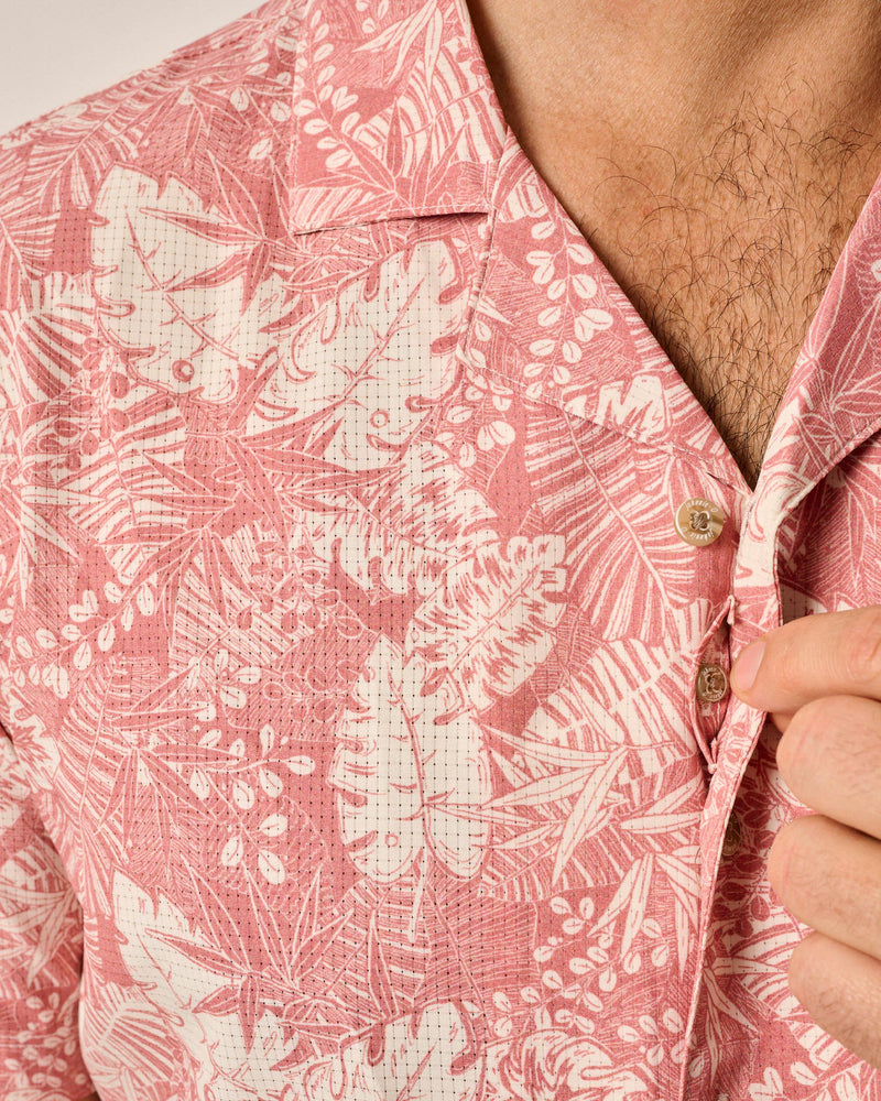 Johnnie O Sumter Short Sleeve Hangin Out Shirt Coral