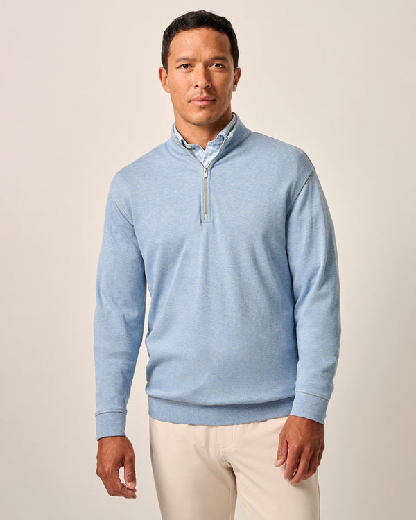 Johnnie O Hanks 1/4 Zip Sweater Lapis