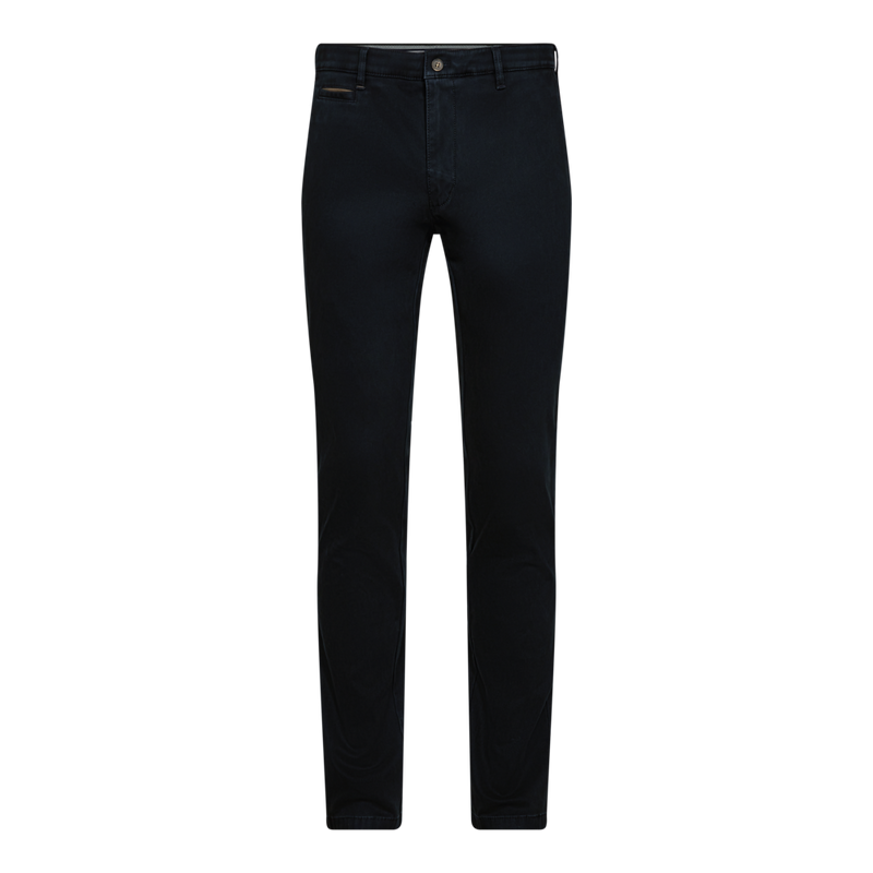 Sunwill  Modern Fit Navy Mini Chevron Chino