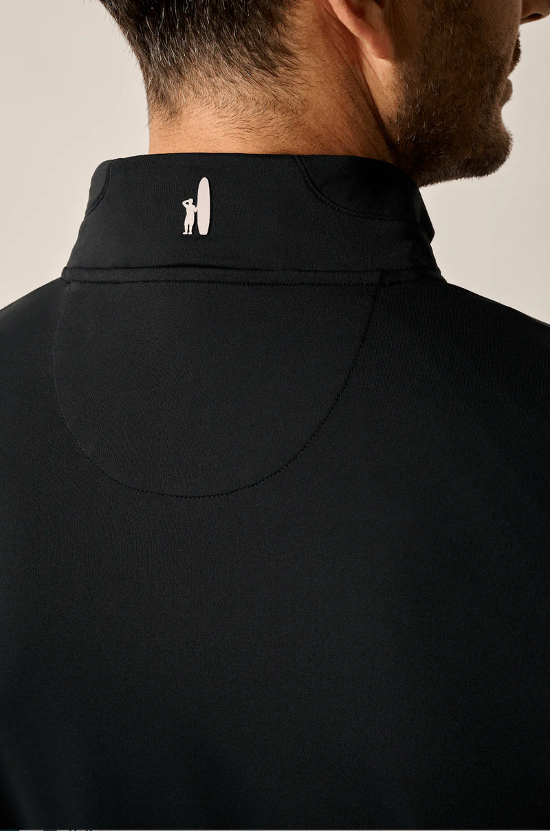 Johnnie O Motion 1/4 Zip Sweater Black