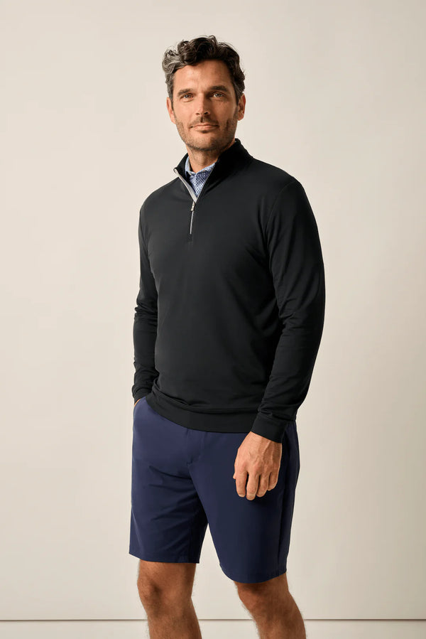 Johnnie O Motion 1/4 Zip Sweater Black