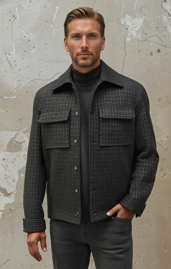Stone Rose Hunter Black Marl Jacket