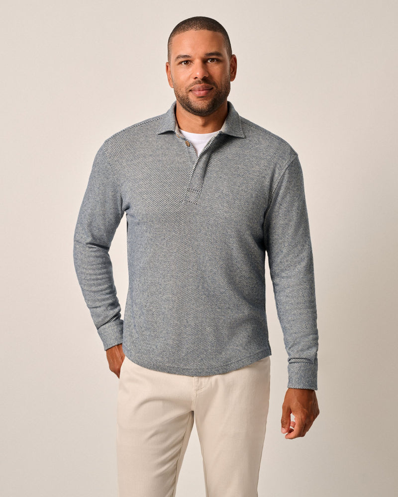 Johnnie O Middleton Cotton Stretch Flannel Pullover