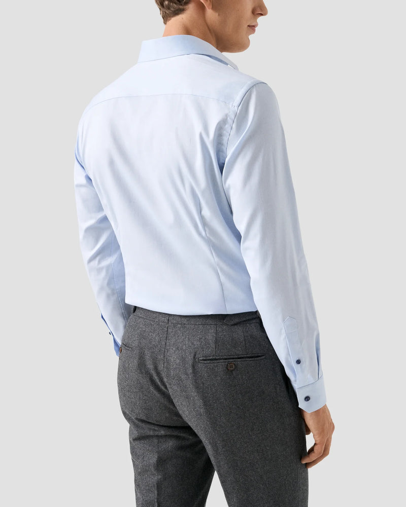 Eton Contemporary Fit Blue Paisley Button Fancy Twill Shirt