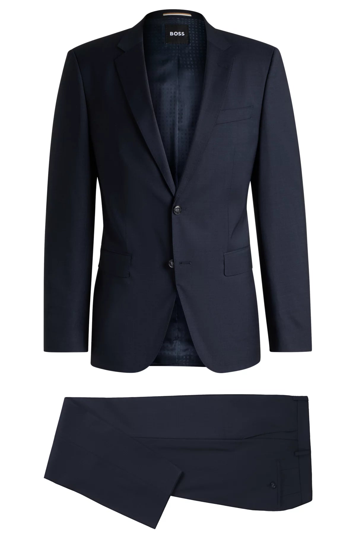 Hugo Boss Huge Slim Fit Dark Navy Suit – Newman's Menswear