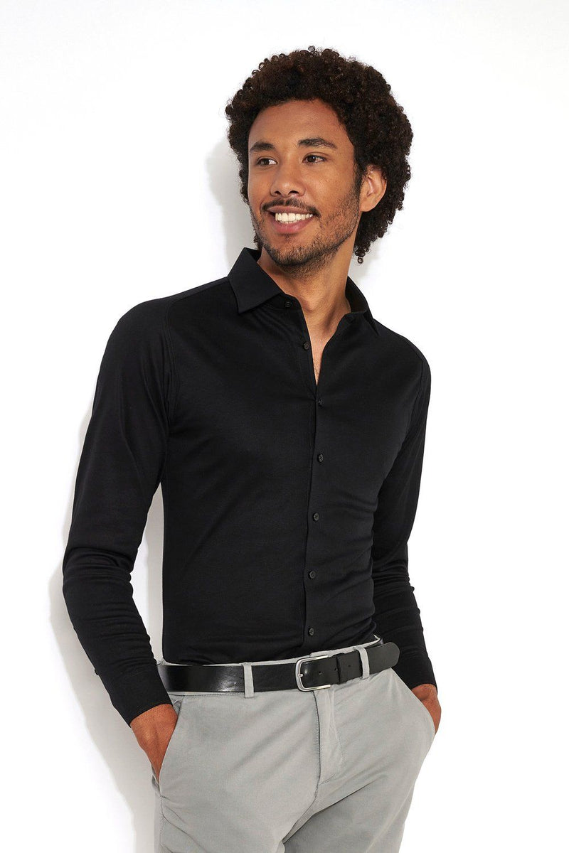 Desoto Black Long Sleeve Jersey Shirt