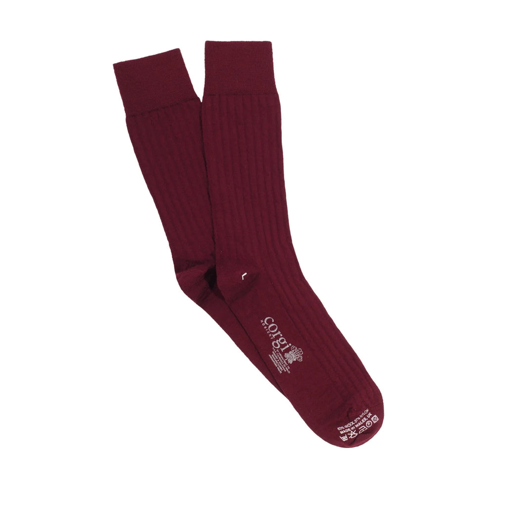 Corgi Wine Wool Sock – Newman's Menswear