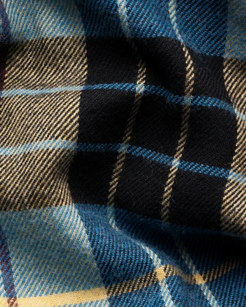 Eton Steel Flannel Check Shirt