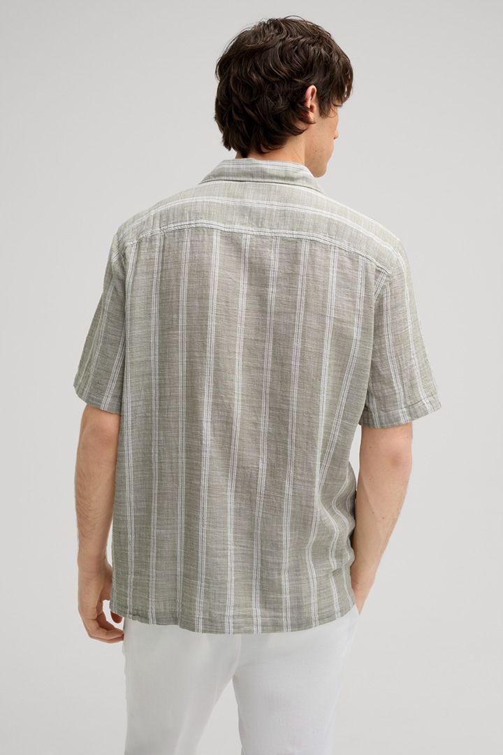 Joop Kawai Open Green Short Sleeve Shirt