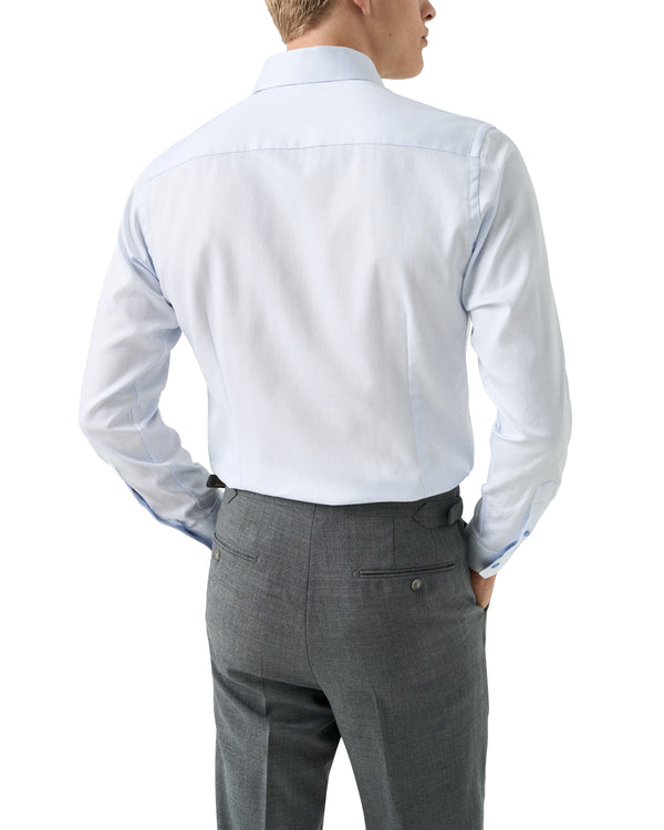 Eton Contemporary Fit Soft Blue Oxford Shirt
