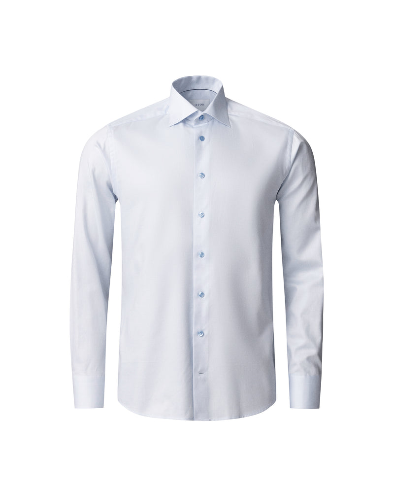 Eton Contemporary Fit Soft Blue Oxford Shirt