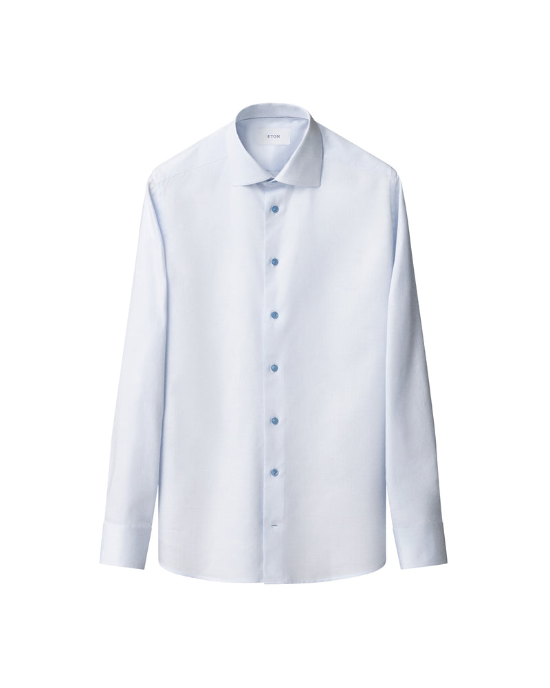 Eton Contemporary Fit Soft Blue Oxford Shirt