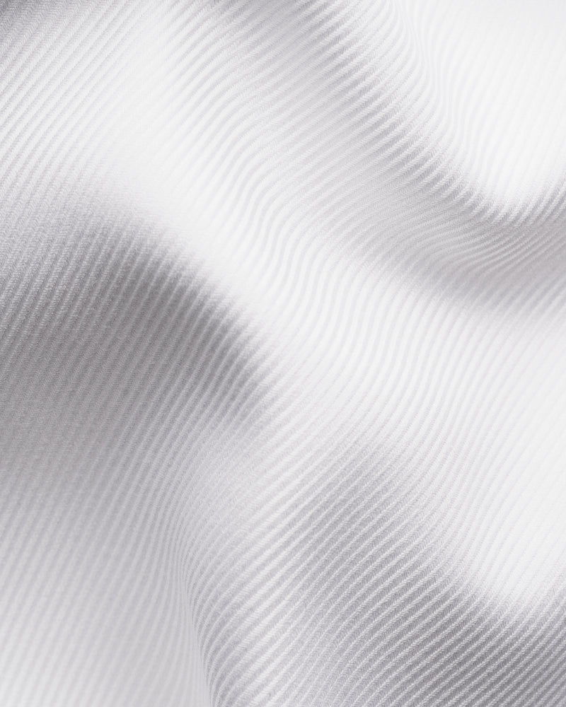 Eton Contemporary Fit White Fancy Twill Shirt