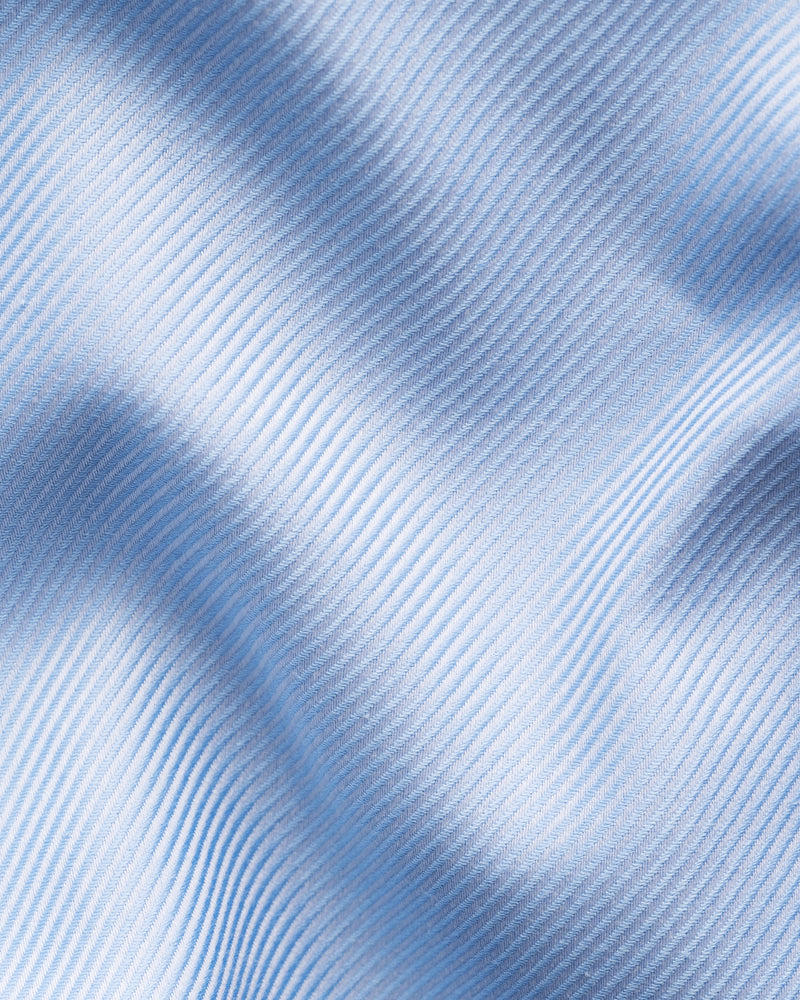 Eton Contemporary Fit Blue Fancy Twill Shirt