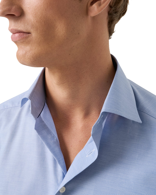 Eton Contemporary Fit Blue Oxford Shirt