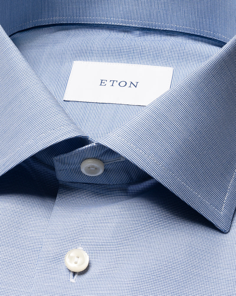 Eton Contemporary Fit Blue Oxford Shirt