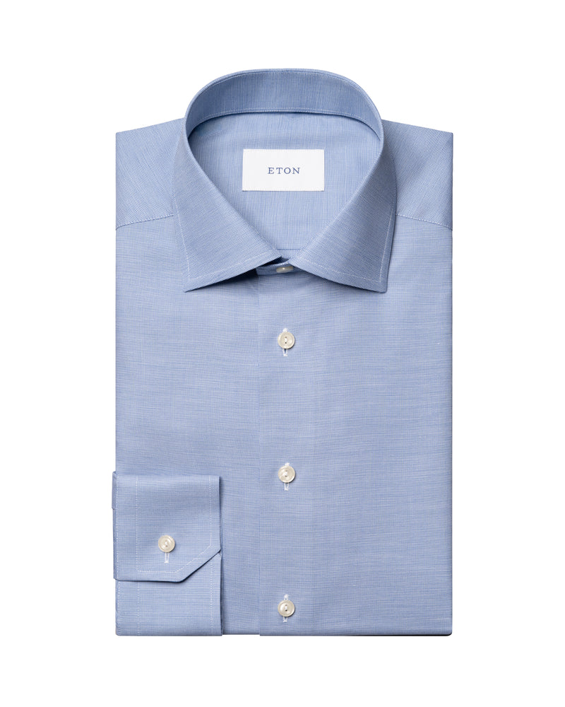 Eton Contemporary Fit Blue Oxford Shirt