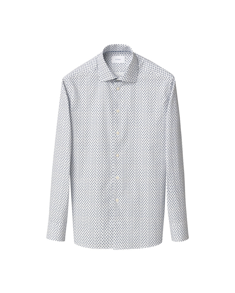 Eton Contemporary Fit Umbrella Print Shirt