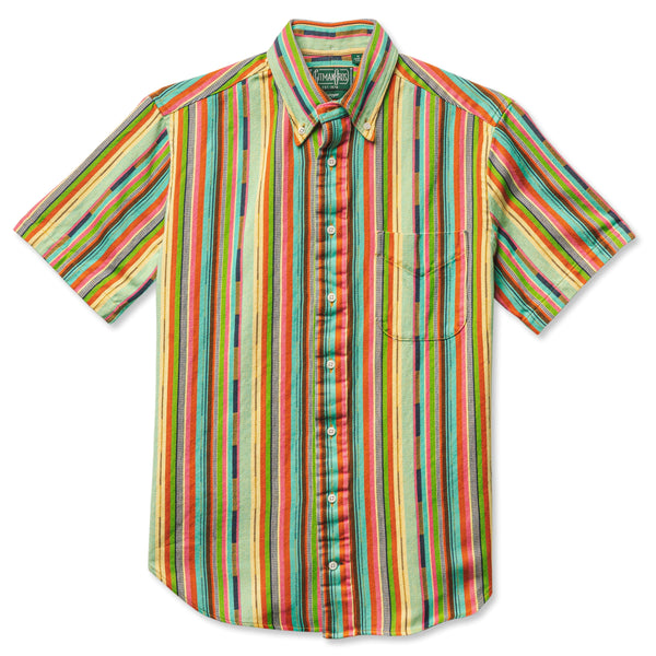 Gitman Vintage Playa Hand woven Dobby Stripe Shirt
