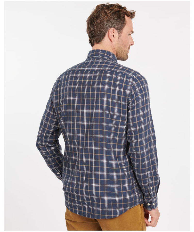 Barbour Delamere Tailored Shirt Navy