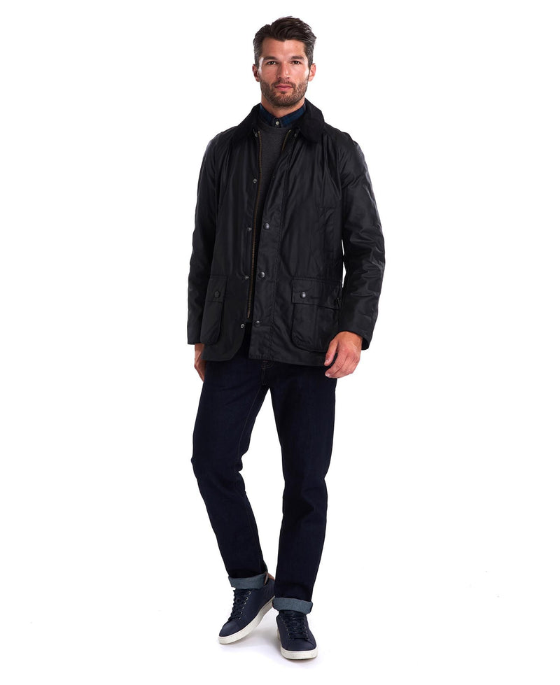 Barbour Ashby Wax Jacket Navy