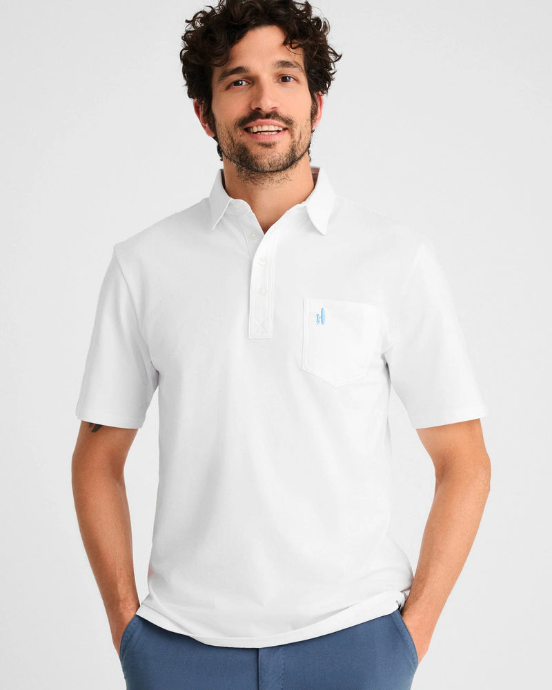 Johnnie O The Original Polo White