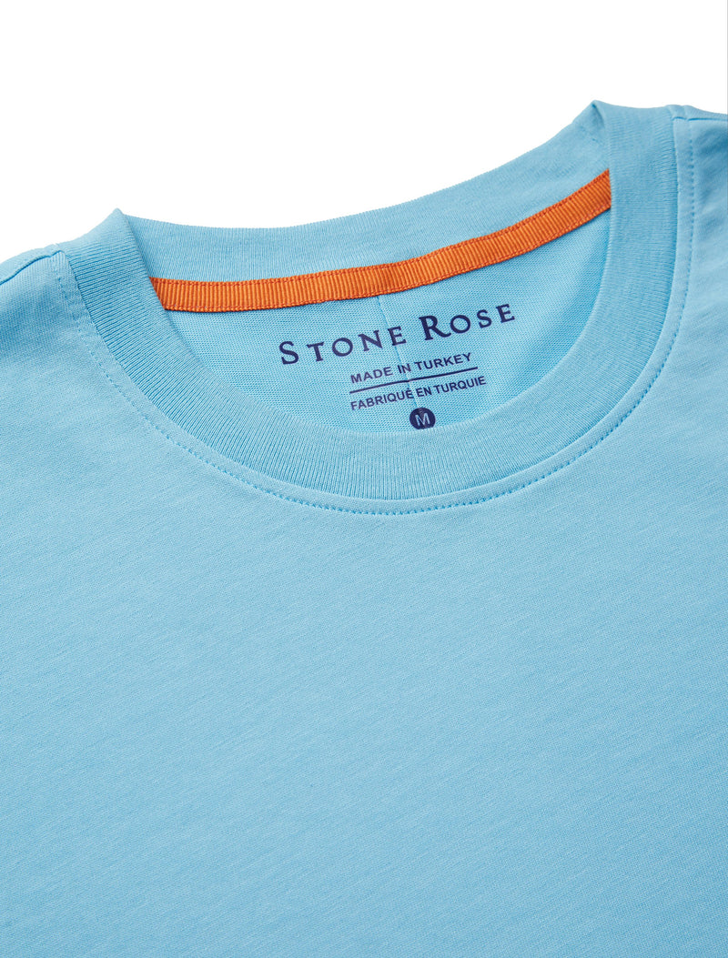 Stone Rose Ombre T Shirt Turquoise