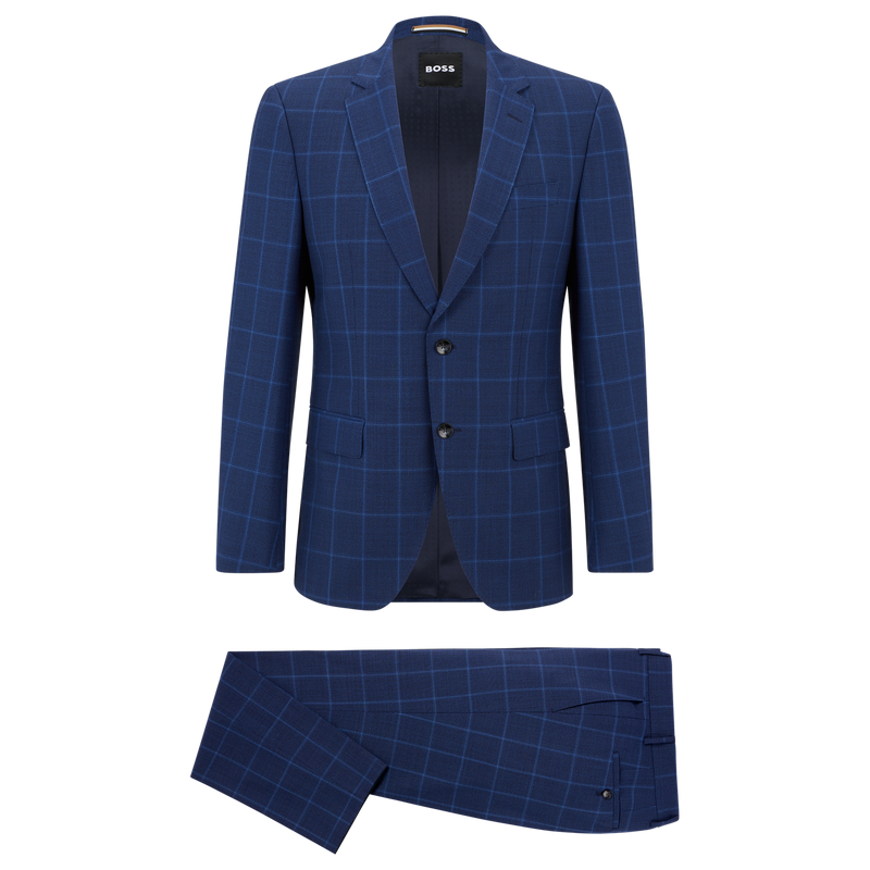 Hugo Boss Huge Blue Check Suit