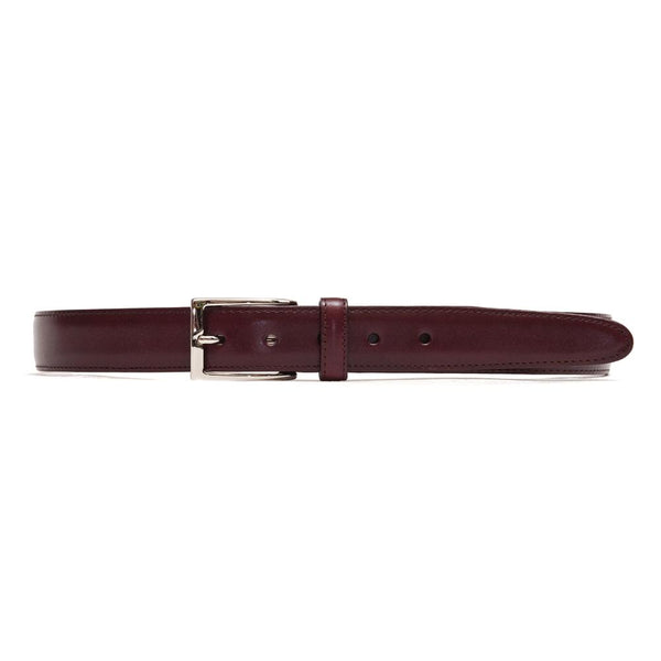 Alden Belt Burgundy Calf Leather