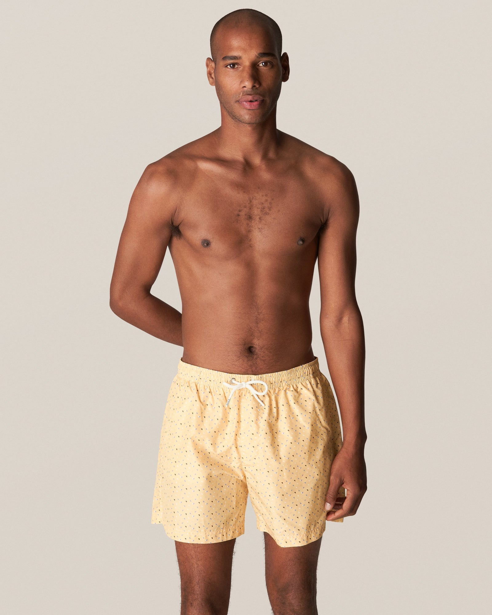 Eton Yellow Geometric Swim Shorts – Newman's Menswear