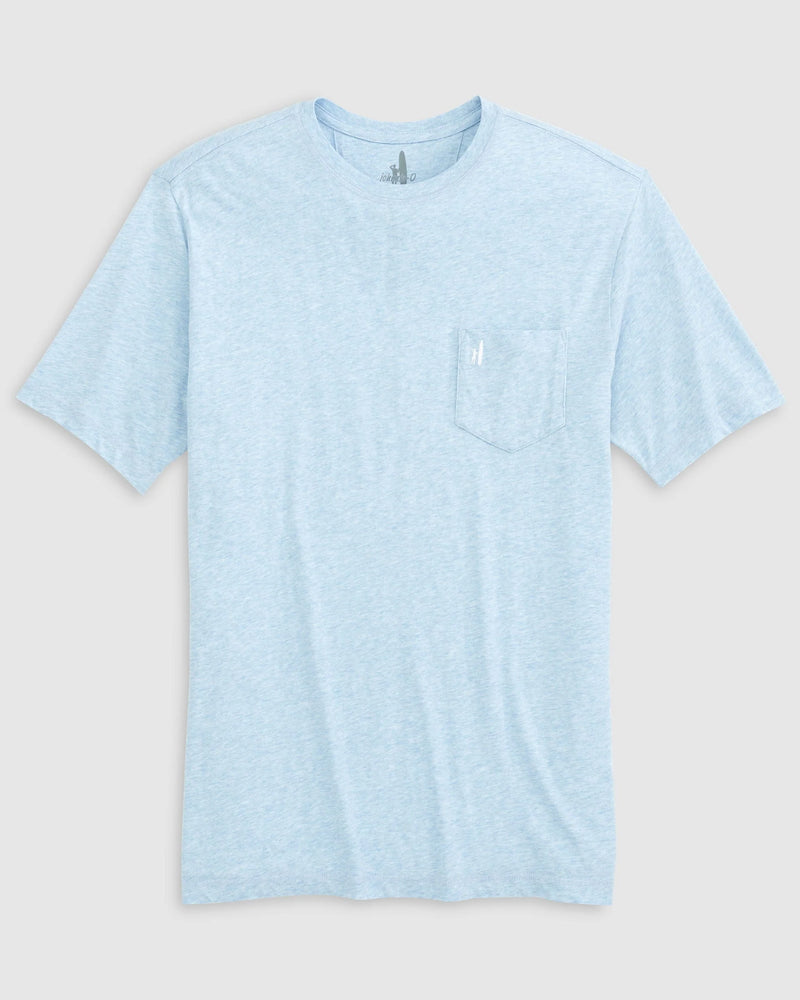 Johnnie O Heathered Dale Gulf Blue T-Shirt