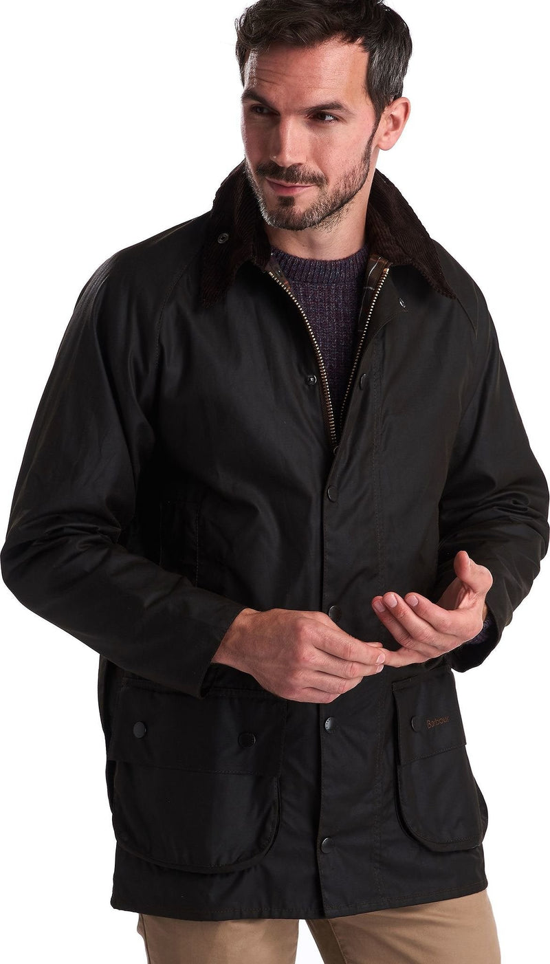 Barbour Beaufort Classic Wax Jacket Olive – Newman's Menswear