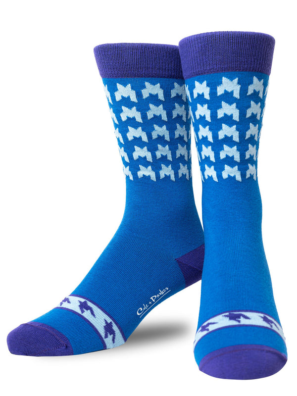 Cole and Parker Galaga Pattern Socks