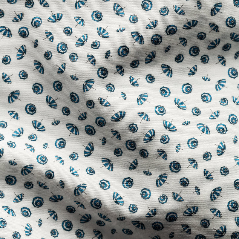 Eton Contemporary Fit Micro Umbrella Print Shirt