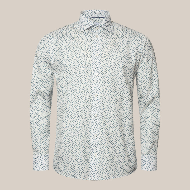 Eton Contemporary Fit Micro Umbrella Print Shirt