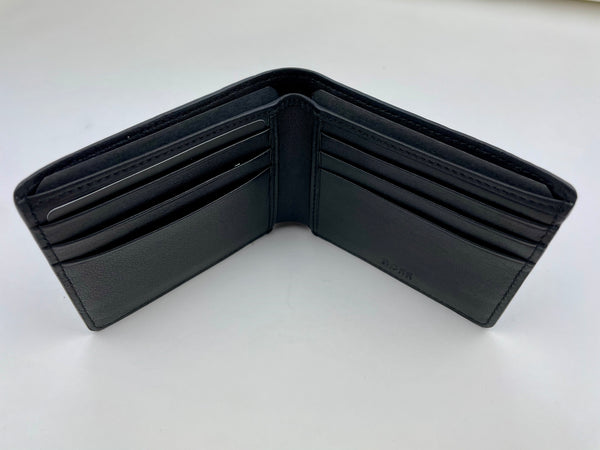Hugo Boss Crocadile Pattern Black Leather Wallet