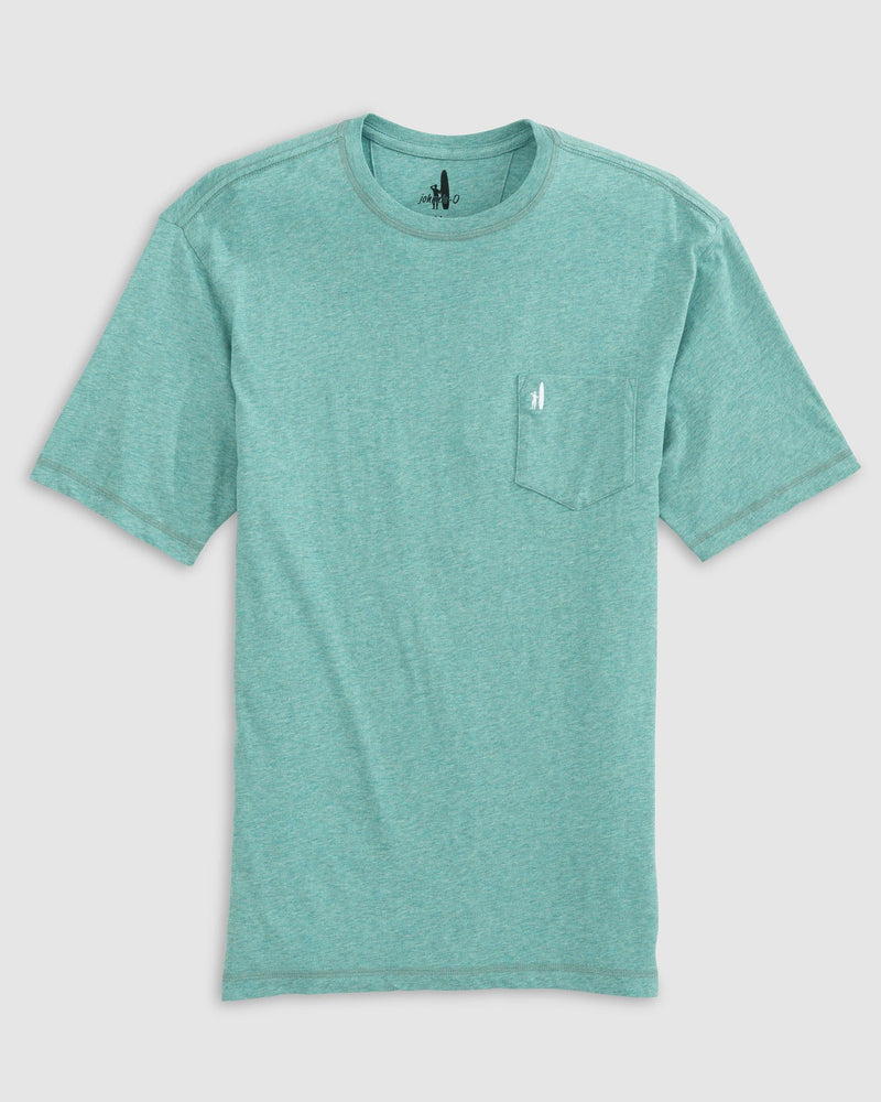 Johnnie O Heathered Dale Short Sleeve T-Shirt Seaglass