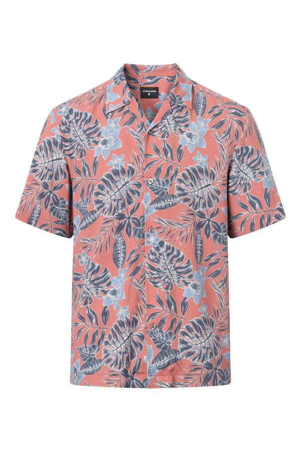 Strellson Cliro Tropical Print Short Sleeve Shirt