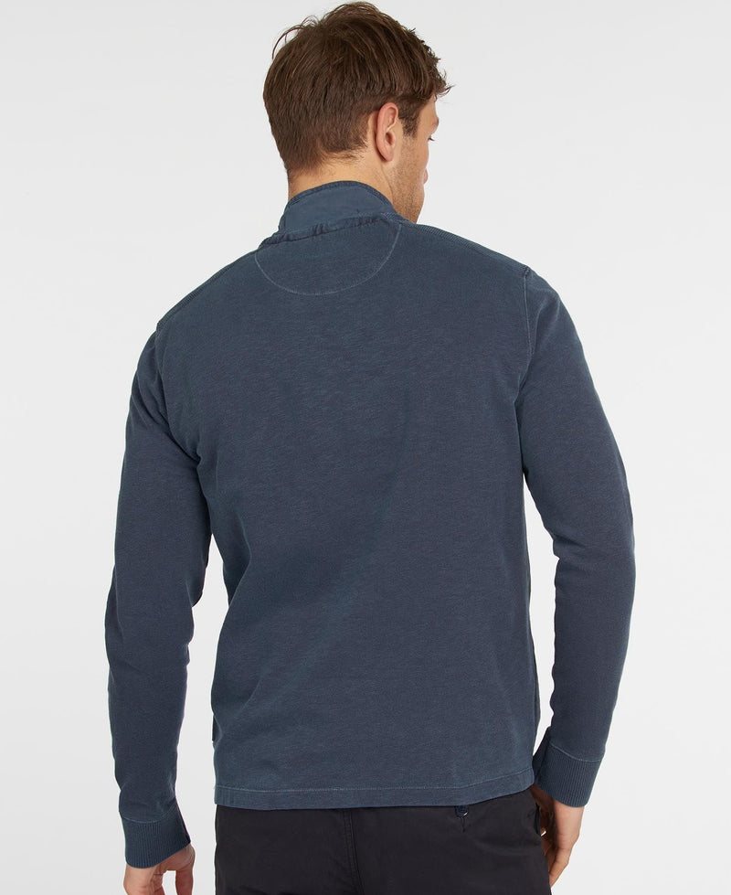 Barbour Hutton Half Snap Sweater Navy