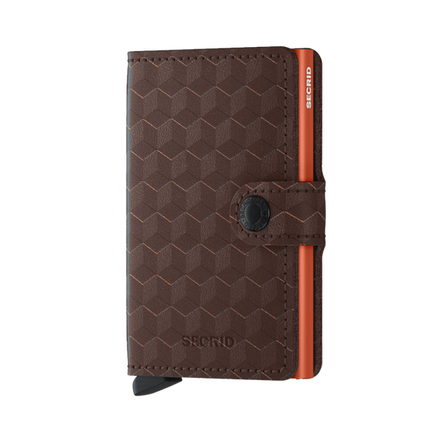 Secrid Miniwallet Optical Brown-Orange