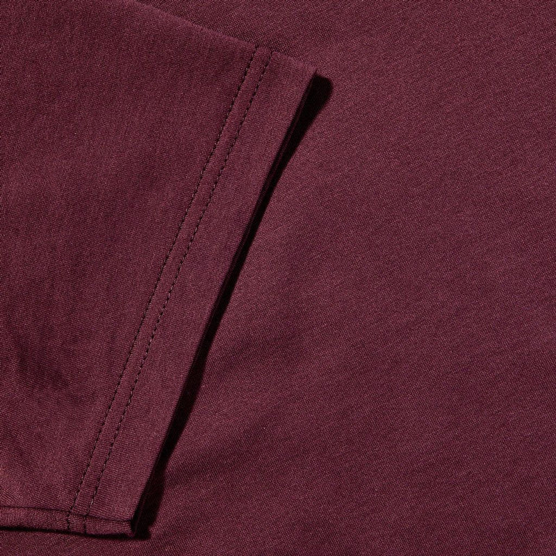 Sunspel Pima Cotton T-Shirt Burgundy