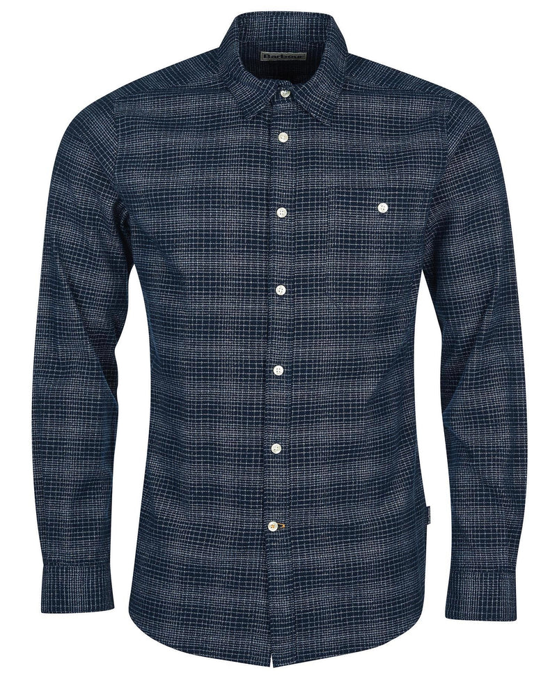Barbour Cleadon Tailored Shirt Navy
