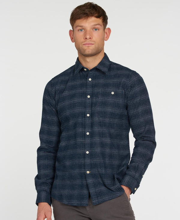 Barbour Cleadon Tailored Shirt Navy