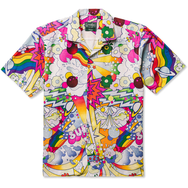 Gitman Vintage Superstars Print Camp Collar Shirt