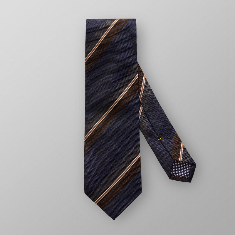 Eton Navy Green Stripe Tie