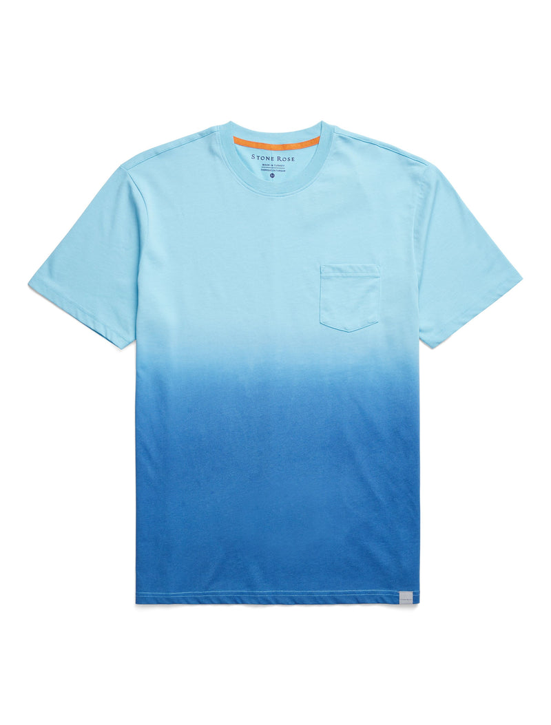 Stone Rose Ombre T Shirt Turquoise